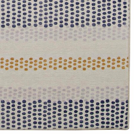 Linon Home Decor RUG DELRAY BLU/IVY 5ftX7ft RUGACEOW449
